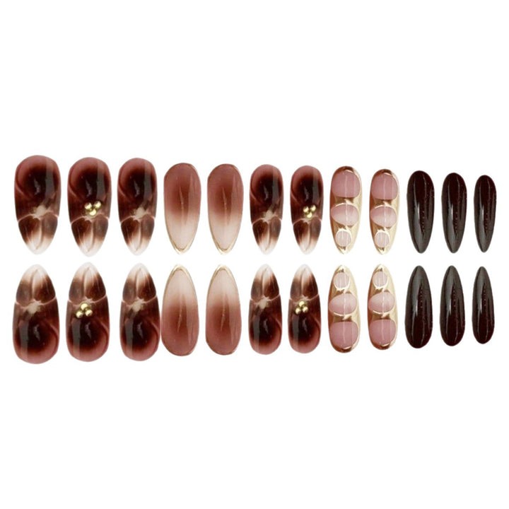 Decorative Press-On Nail Art with Unique Design Kalsten