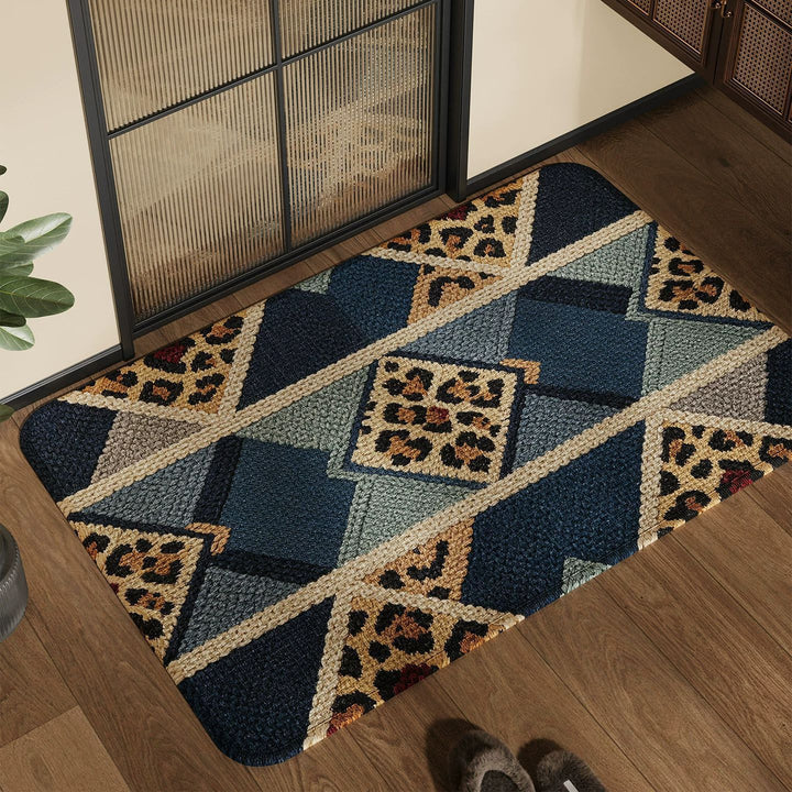 Fun and Colorful Patchwork Area Rug Kalsten