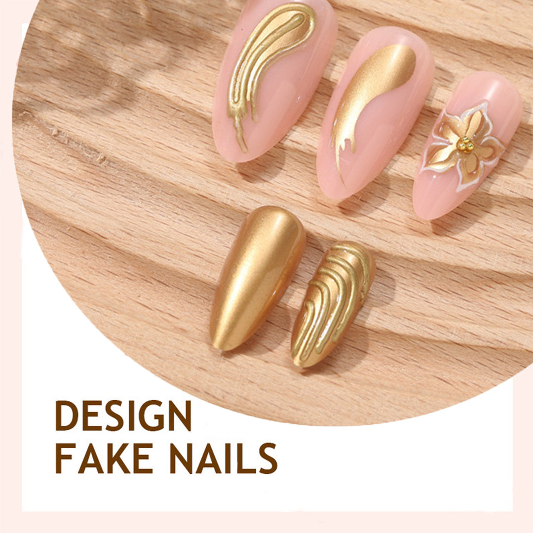 Artistic Premium Metallic Nail Extensions Kalsten