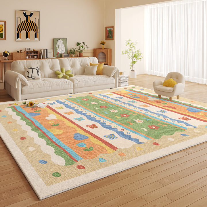 Luxurious Floral Pattern Area Rug Kalsten