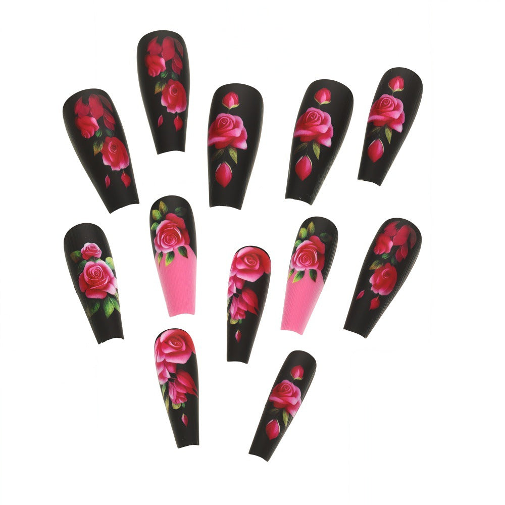 Artistic Rose Nail Tips Kalsten
