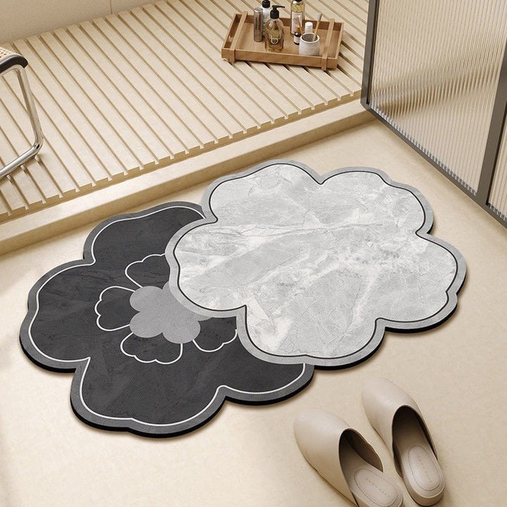 Decorative Flower-Shaped Bath Mat
