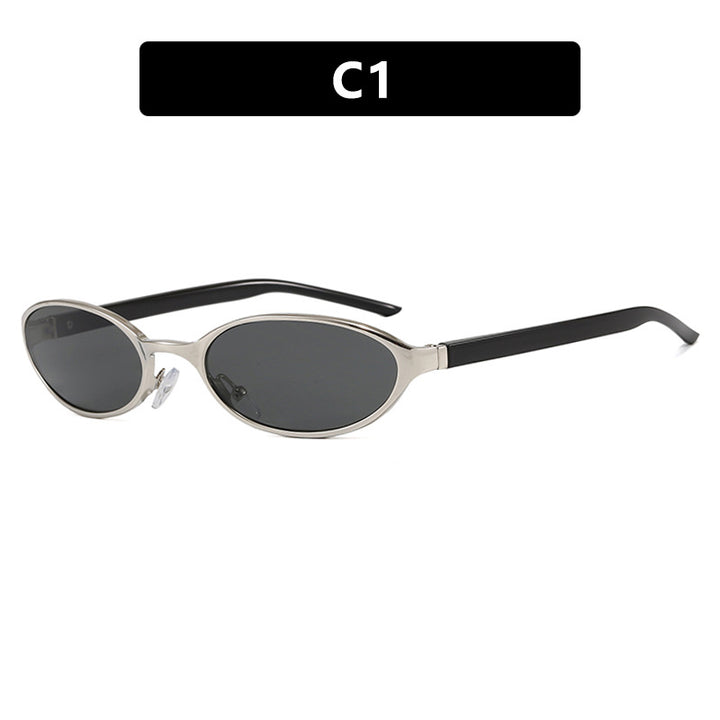 Women's elegant sunglasses with protective UV filter and slim frame Kalsten