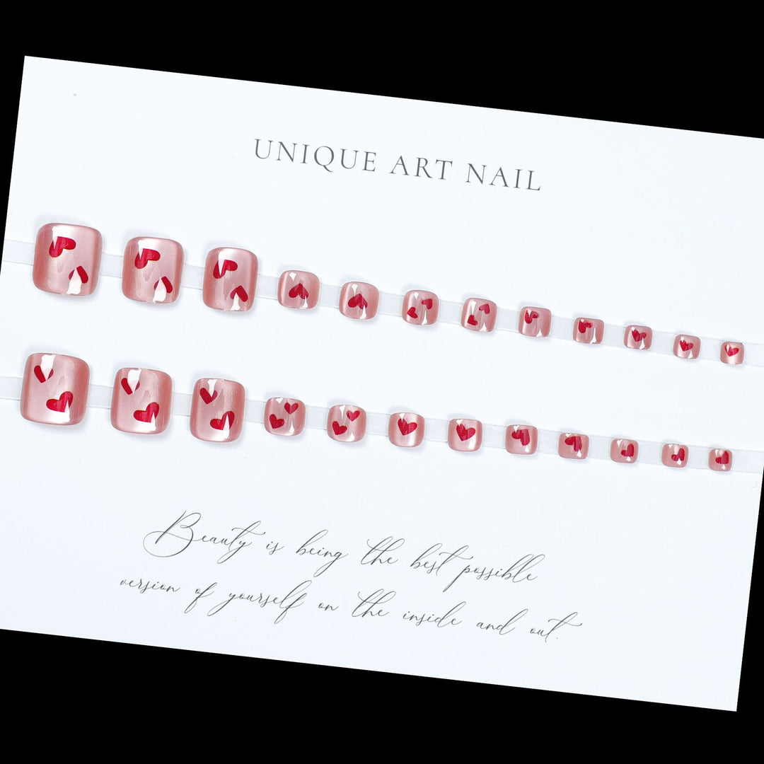 Creative Heart-Themed Nail Art Set Kalsten
