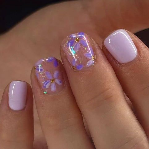 Floral Gel Nail Art Kalsten