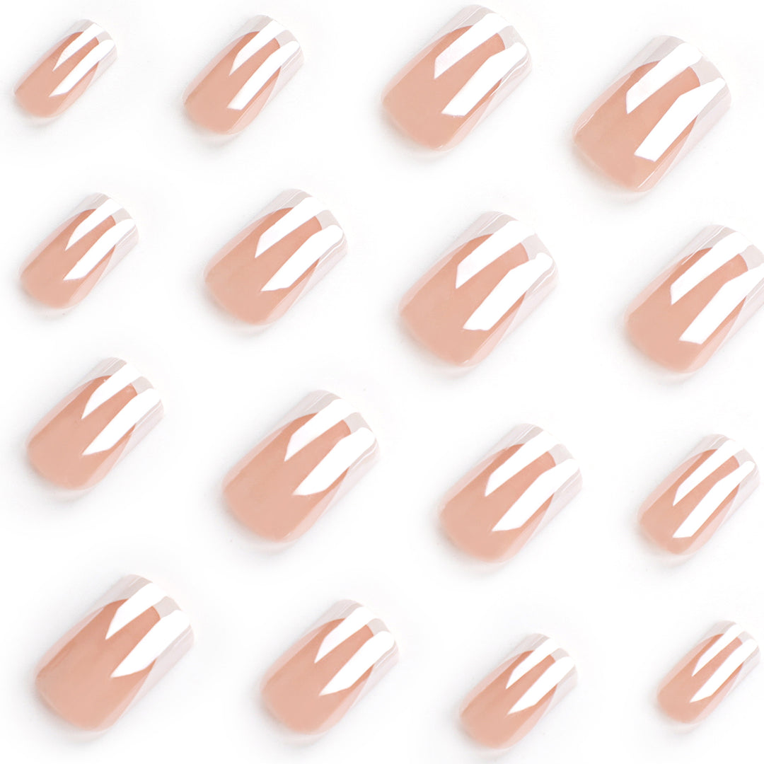 Elegant Nail Art with French Tip Molding Kalsten