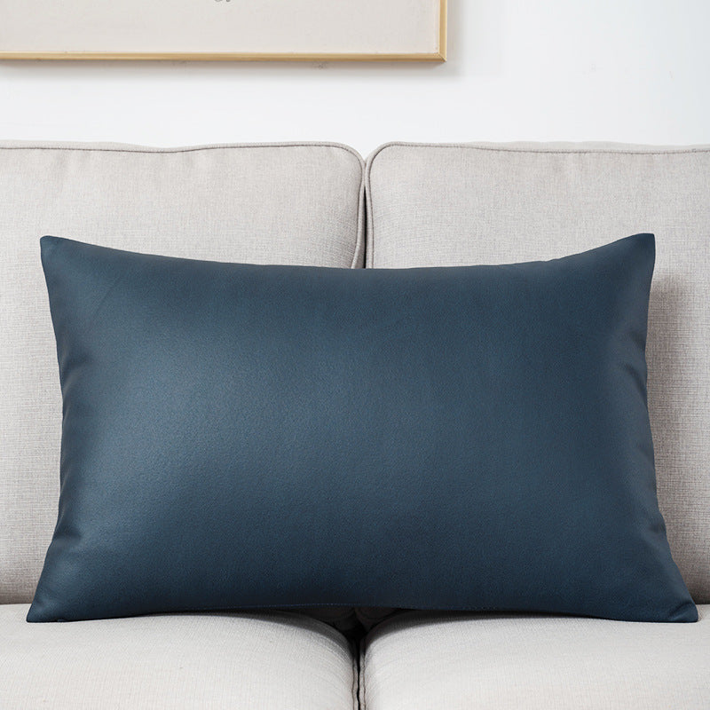 Plush Velvet Lumbar Cushion