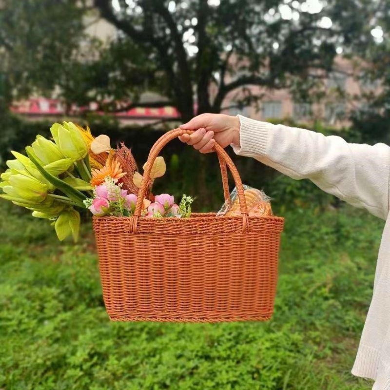Spacious Woven Grocery Tote Kalsten