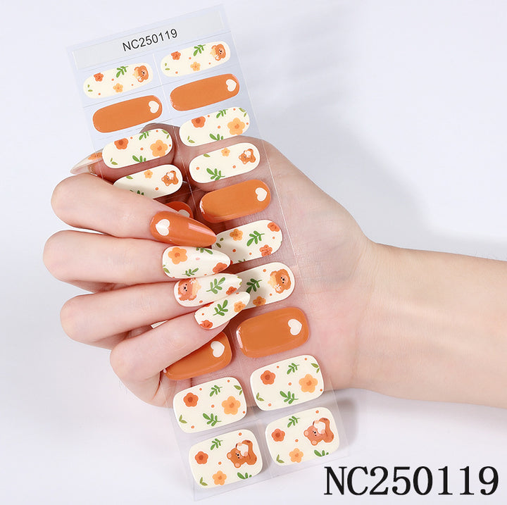 Stylish Faux Animal Print Nail Wraps