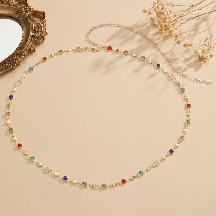 Colorful Gemstone Eyewear Chain Kalsten