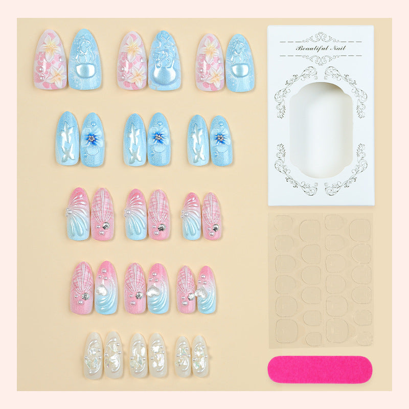 Fantasy-Themed Press-On Nail Art Collection Kalsten
