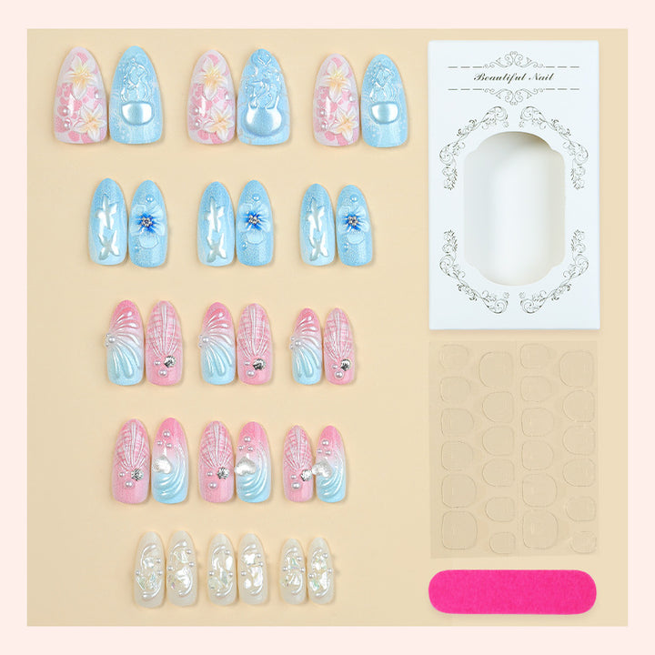 Fantasy-Themed Press-On Nail Art Collection Kalsten