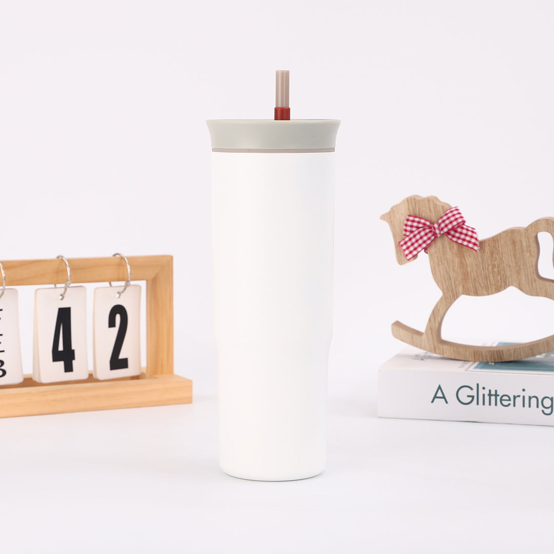 Ladies Insulated Drinking Cup with Flexible Straw Kalsten