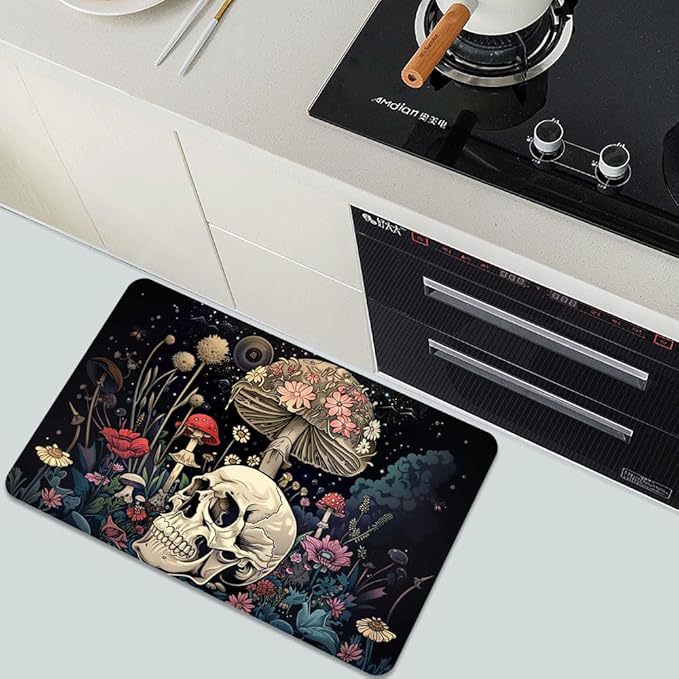 Luxurious Leaf Pattern Bath Mat