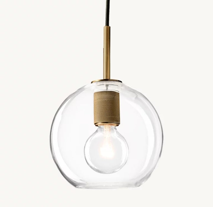 Modern Glass Sphere Wall Light