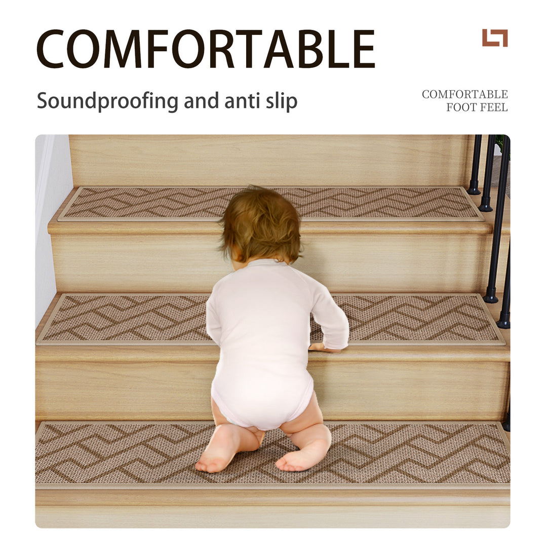 Geometric Patterned Stair Treads