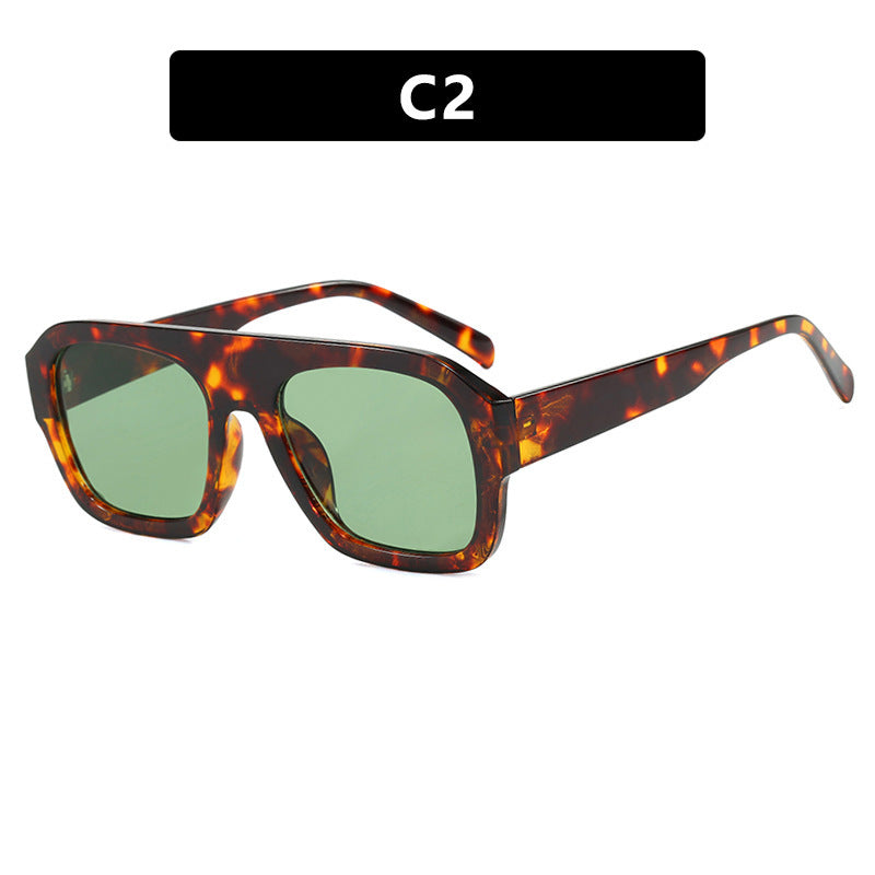 Women's oversized sunglasses with distinctive rectangular frame Kalsten