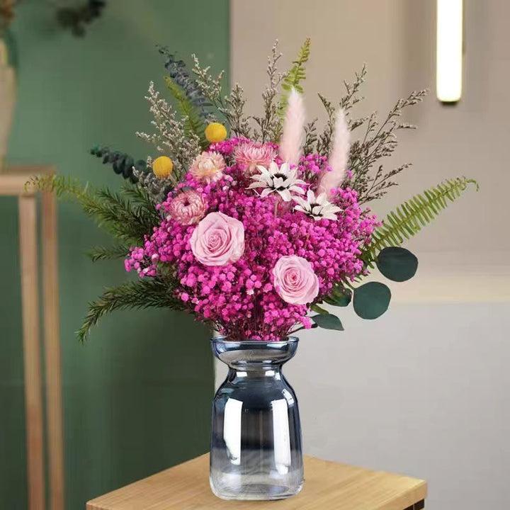 Decorative Dried Flower Bouquet Arrangement
