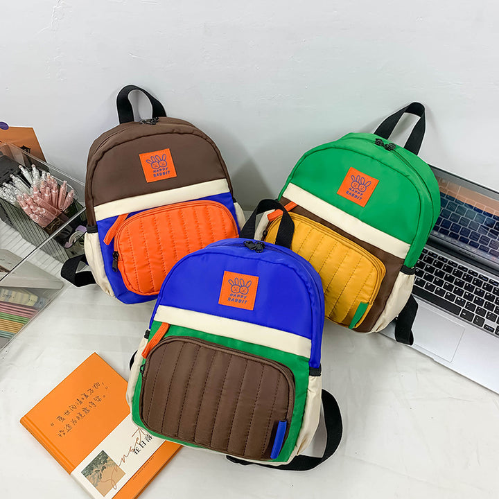 Color-Block Casual Backpack Kalsten