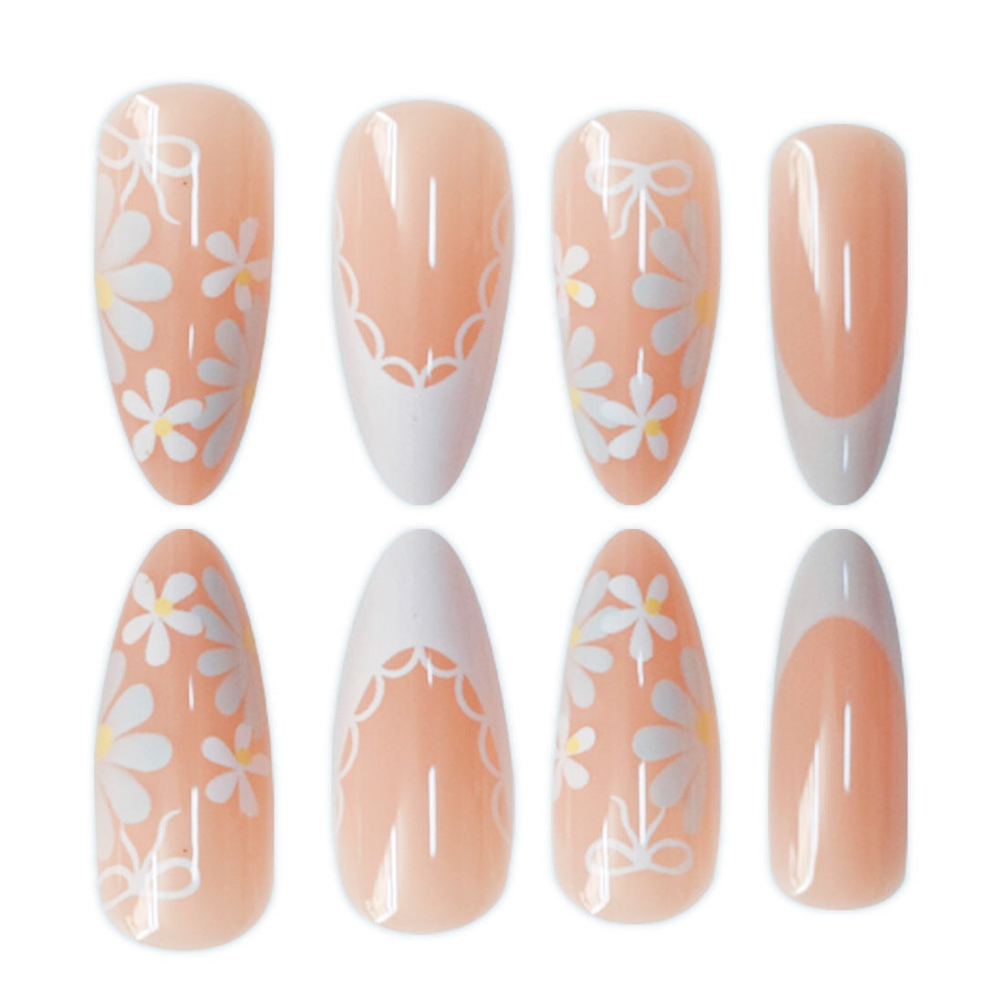 Floral Decorative Press-On Nails Kalsten