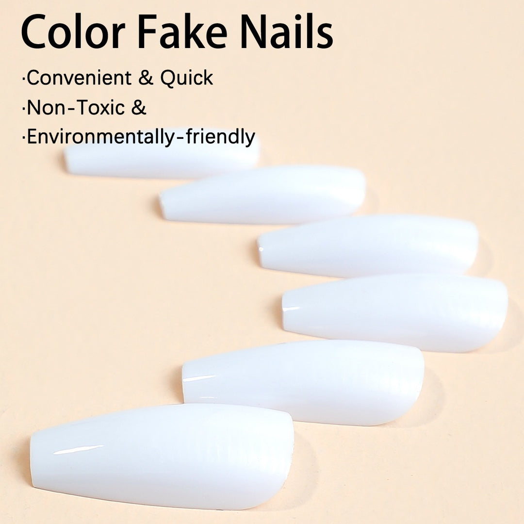 Acrylic Nail Set with Elegant Stiletto Design Kalsten