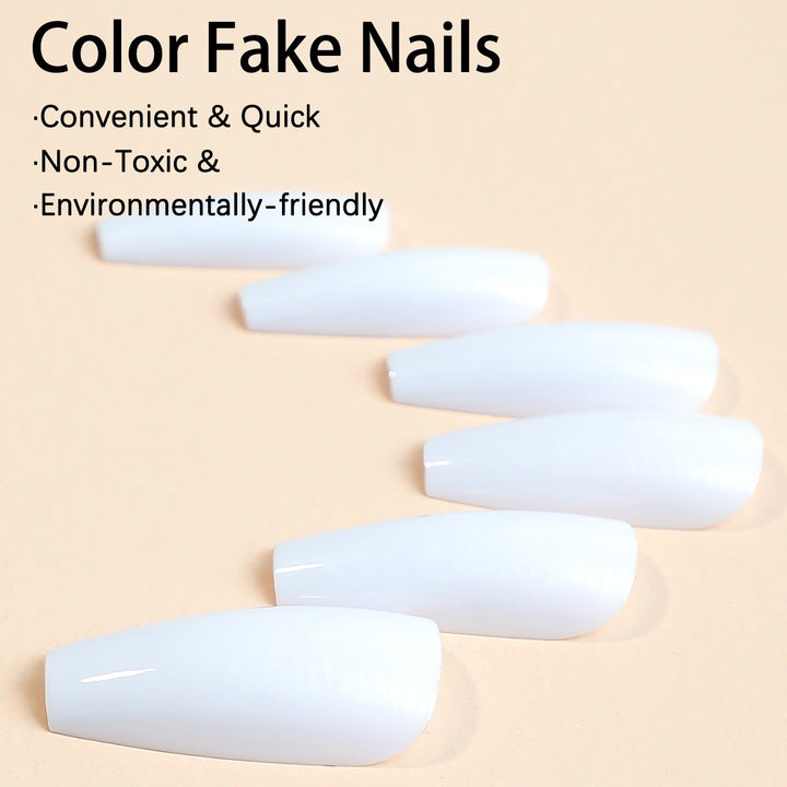 Acrylic Nail Set with Elegant Stiletto Design Kalsten