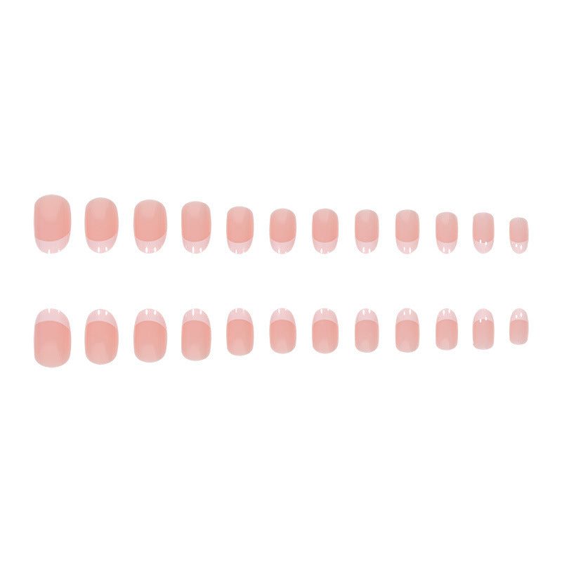 Elegant French Tip Nail Extensions Kalsten
