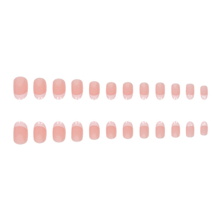 Elegant French Tip Nail Extensions Kalsten