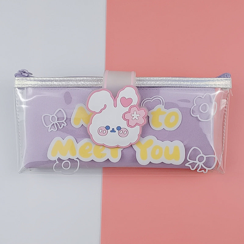Stylish Transparent Pencil Case