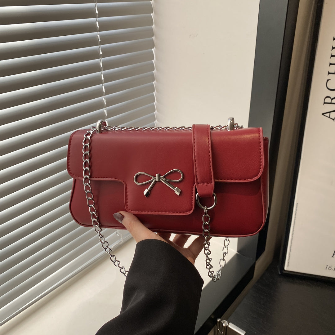 Elegant Bow Accent Crossbody Bag Kalsten