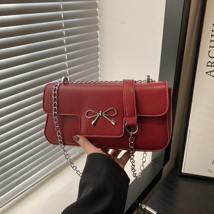 Elegant Bow Accent Crossbody Bag Kalsten