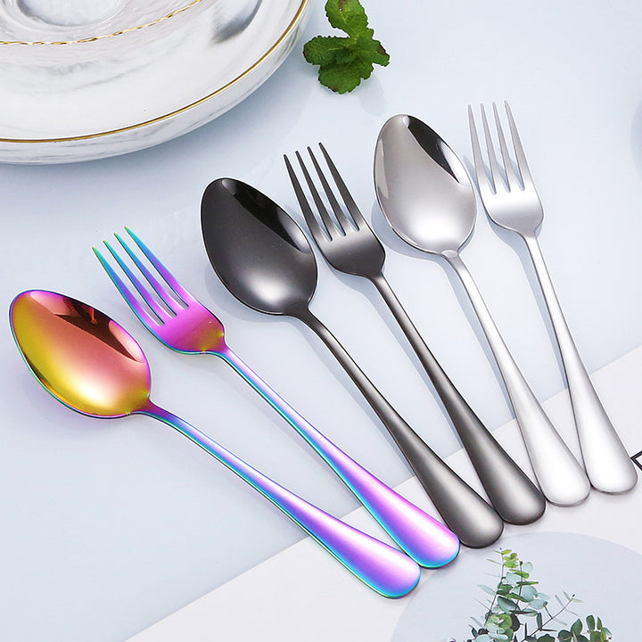 Elegant stainless steel cutlery set with ergonomic handle Kalsten