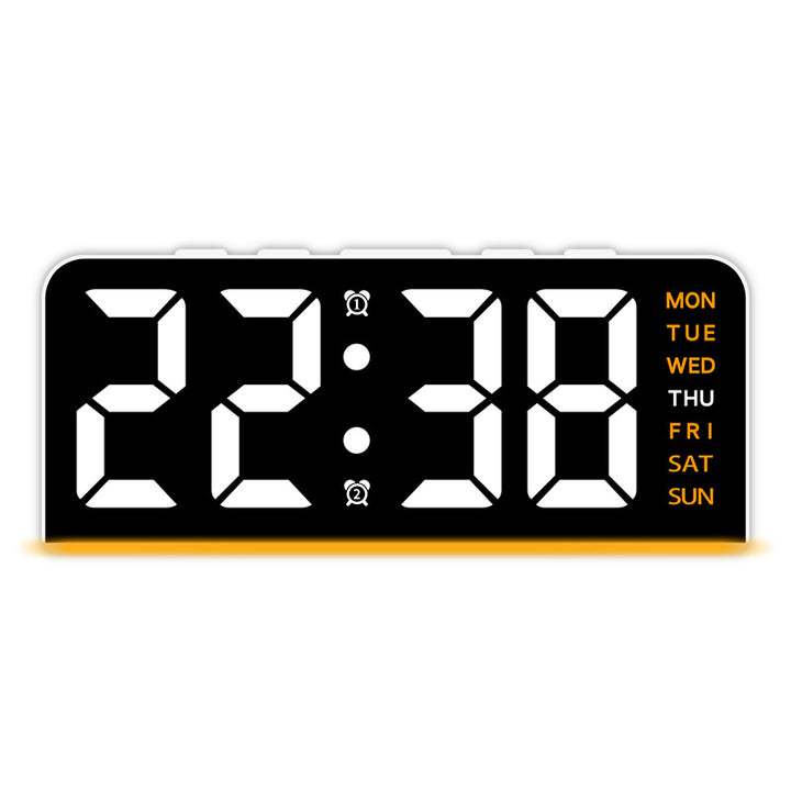 Digital alarm clock with large LED display and multifunctional display Kalsten