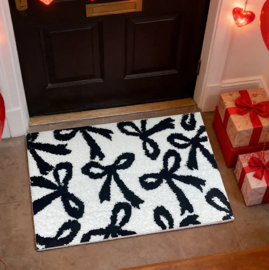 Geometric Pattern Soft Bath Mat