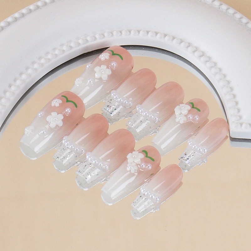 Ombre Press-On Nails with Glossy Finish Kalsten