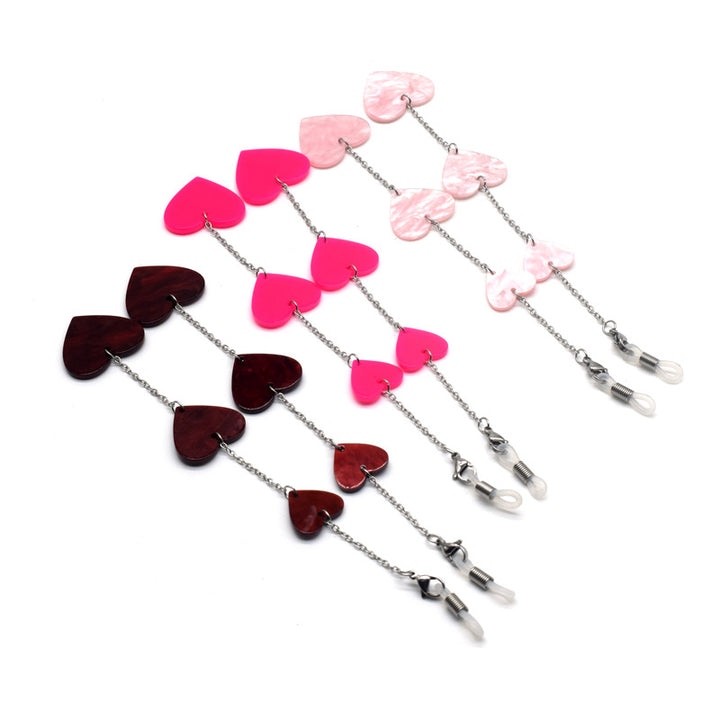 Stylish Heart-Themed Eyewear Chain Kalsten