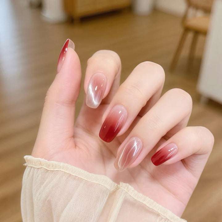 Elegant Gradual Ombre Press-On Nail Set Kalsten