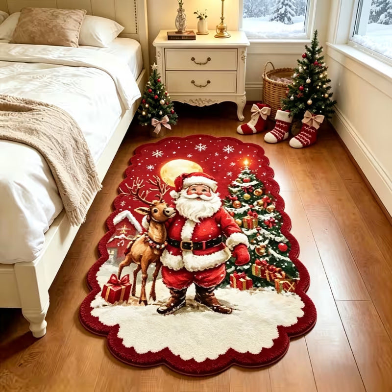 Winter-Themed Decorative Runner Rug