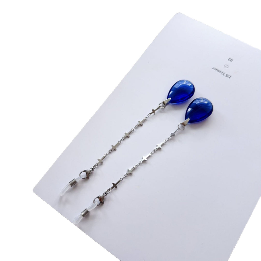 Elegant Drop Earrings with Chain Detail Kalsten