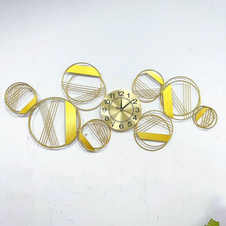 Abstract Geometric Wall Clock Art Kalsten