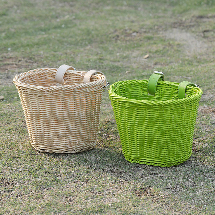 Women's bicycle basket with sturdy carrying handles Kalsten
