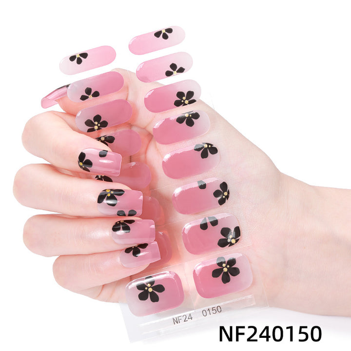 Elegant French Tip Nail Wraps