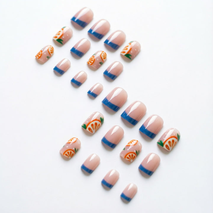 Citrus Art Nail Design