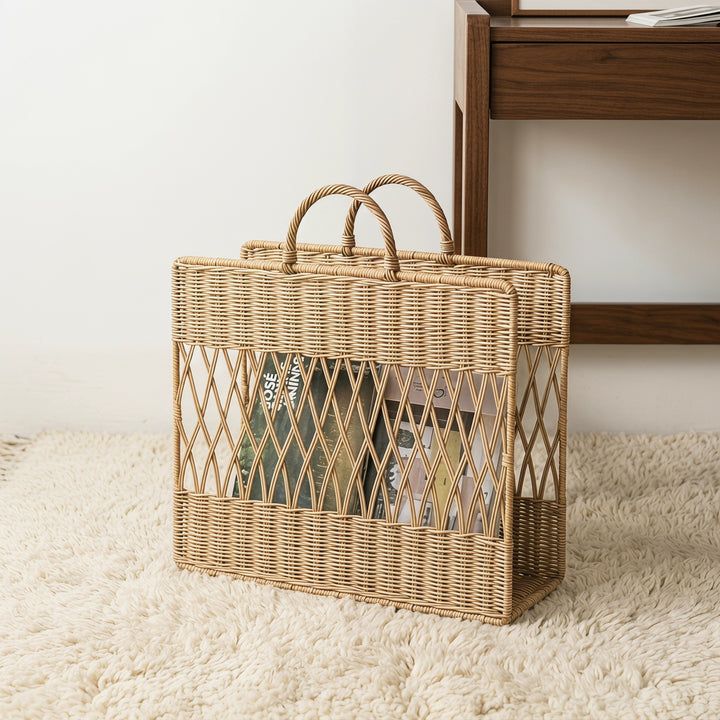 Artful Macrame Magazine Holder Kalsten