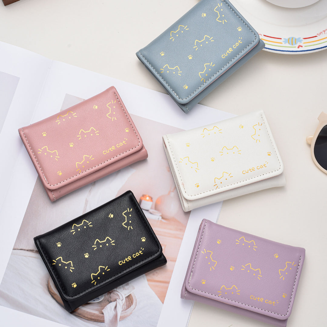 Cute Cat-Themed Card Holder Kalsten