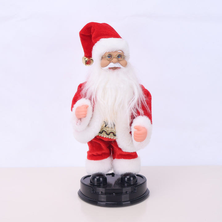Decorative Santa Claus figure with candy