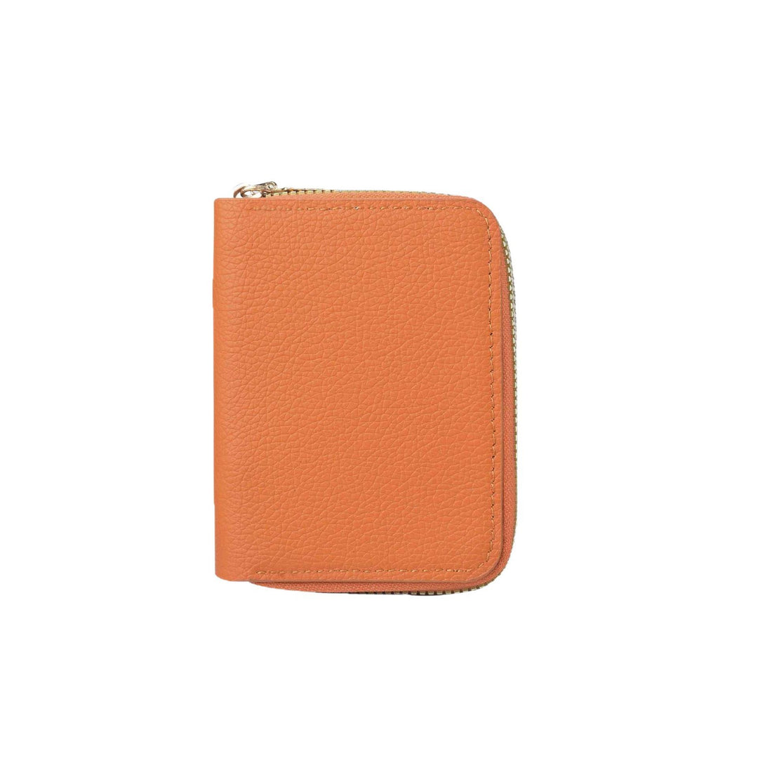 Stylish Textured Leather Zippered Wallet Kalsten