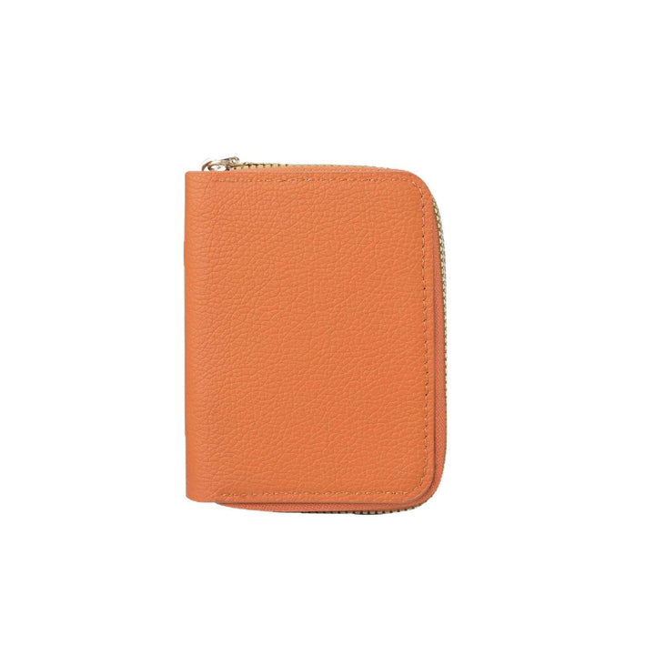 Stylish Textured Leather Zippered Wallet Kalsten