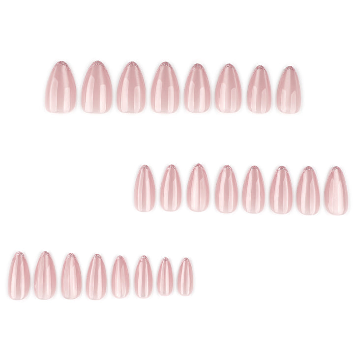 Artful stiletto nails with elegant ombre pattern Kalsten