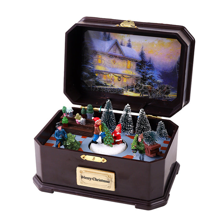 Christmas village music box Kalsten